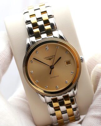 Longines Flagship L47743377 Diamonds Dial 36mm Automatic Mens Watch