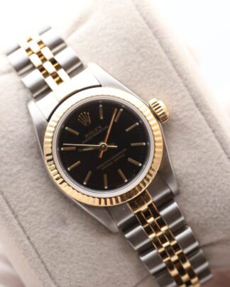 Rolex Oyster Perpetual 69173 26mm Automatic Steel & Gold Womens Watch