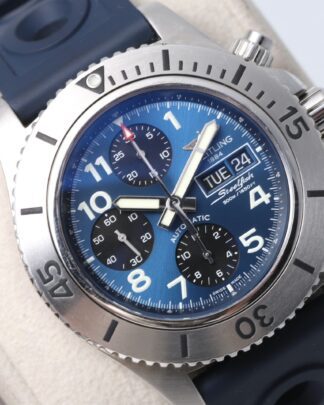Breitling Superocean Steelfish Blue A13341 44mm Stainless Steel Men's Watch