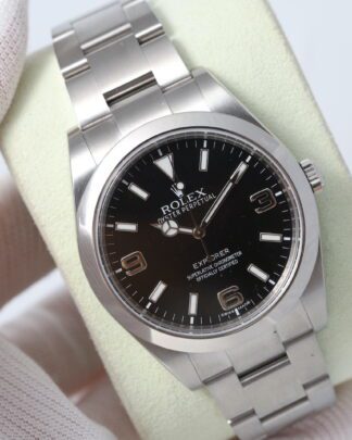 Rolex Explorer  214270 Stainless Steel 39mm  Black Dial Men's Watch