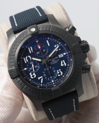 Breitling Super Avenger 48 Night Mission Black Automatic V13375 Mens Watch
