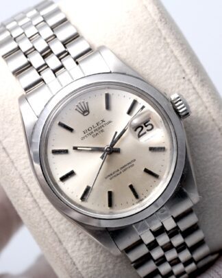 Rolex Oyster Date 1500 Automatic Stainless Steel 34mm Silver Dial Men's Watch