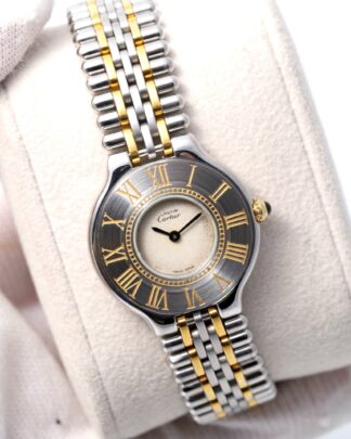 Cartier Must De Cartier 21 Quartz 1340 White Dial 28 mm Ladies Watch