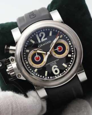 Graham Overlord Chronofighter 2OVAS 46mm 28/250 2018 Stainless Steel Men's Watch