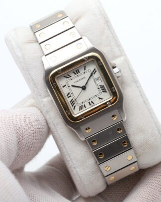 Cartier Santos Galbee 2961 Automatic 29mm Gold & Steel Men' s Watch