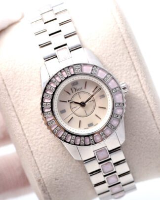 Dior Christal Mother of Pearl CD1121 Stainless Steel 31mm Quartz Women's Watch