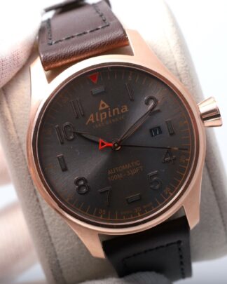 Alpina Startimer Pilot 39mm Automatic E-Strap AL525GG4S4 Men's Watch