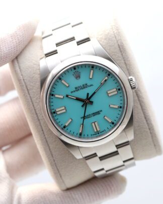 Rolex Oyster Perpetual 124300 Stainless Steel 41mm Tiffany Dial Men's Watch