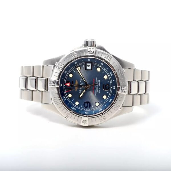 Breitling Superocean GMT Automatic A32360 Blue Dial 42mm Men' s Watch