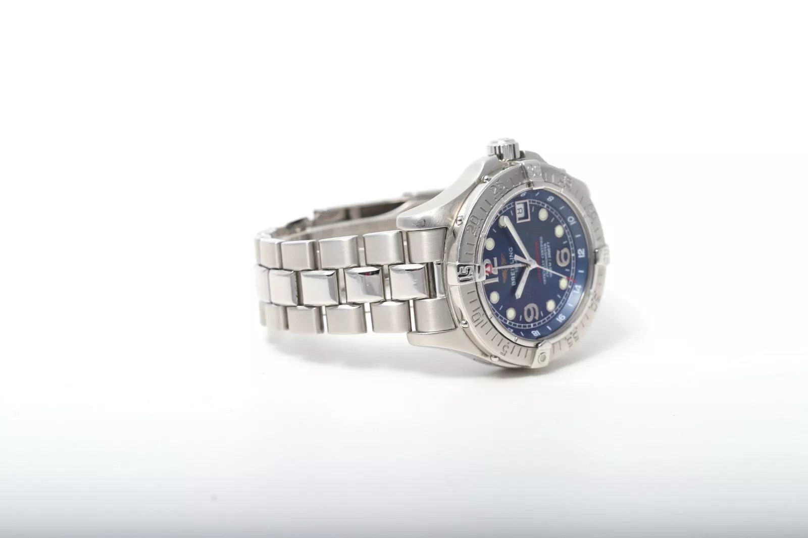s-l1600 (6) Breitling Superocean GMT Automatic A32360 Blue Dial 42mm Men' s Watch