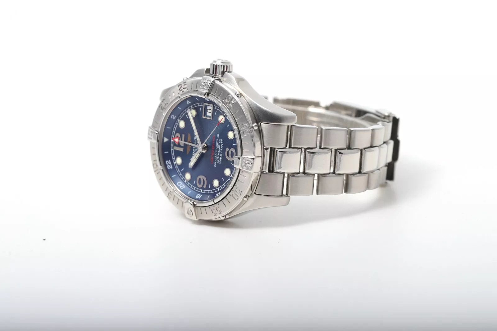 s-l1600 (7) Breitling Superocean GMT Automatic A32360 Blue Dial 42mm Men' s Watch