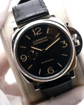 Panerai Luminor Due PAM00674 45mm Black Dial Steel Automatic Men's Watch