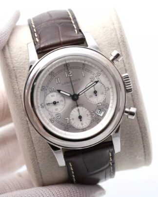 Longines Heritage 1951 41mm White Dial Chronograph L2.745.4.73.2 Men's Watch