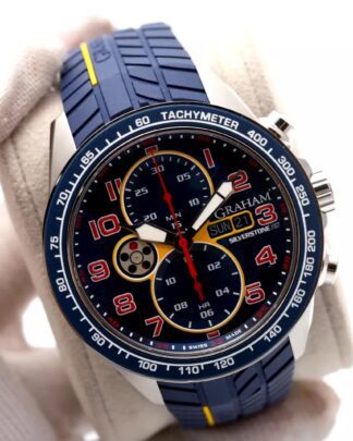 Graham Silverstone RS Racing 2STEA.UO1A Steel 46mm Blue Dial Men's Watch
