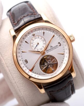 Jaeger-LeCoultre JLC Master Tourbillon 18K Rose Gold Mens Watch