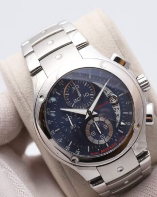 Movado Chronograph GMT 84S71885 Blue Dial 45 mm Men's Watch