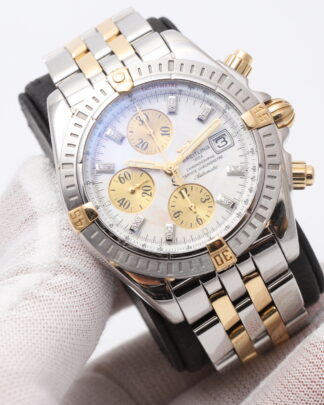 Breitling Chronomat Steel & Gold 44mm Chronograph B13356 Automatic Men's Watch