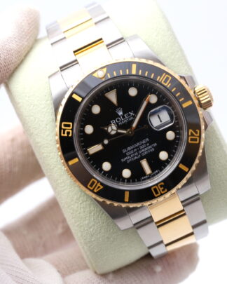 Rolex Submariner Date 116613LN Steel & 18ct Gold 40mm Black Dial Men's Watch