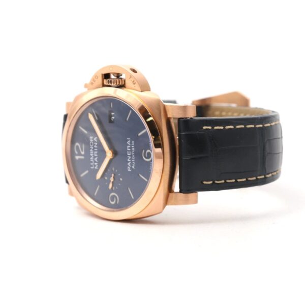 Panerai Luminor Marina PAM01112 44mm Blue Dial 18ct Rose Gold Men’s Watch