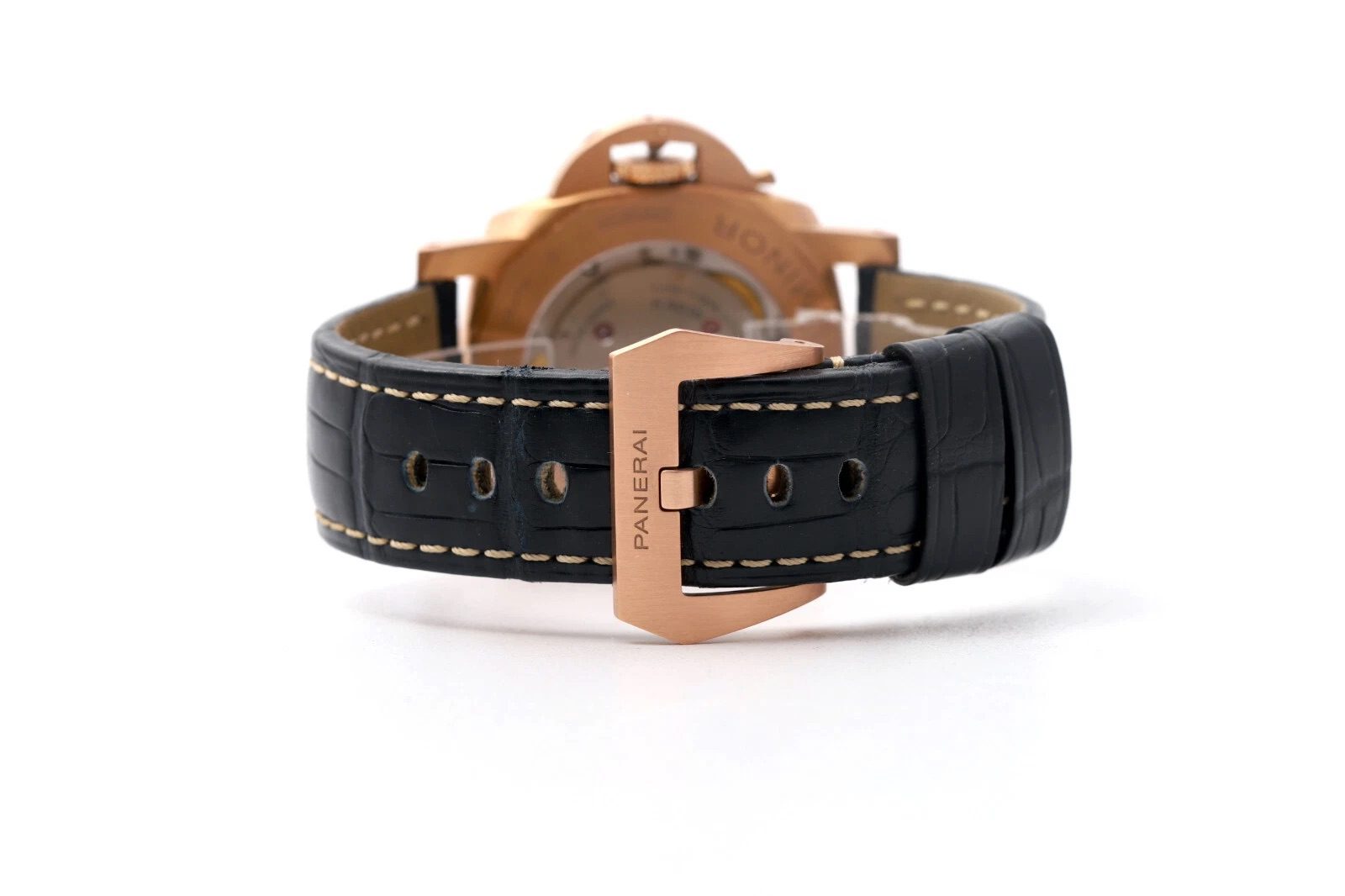 Panerai Luminor Marina PAM01112 44mm Blue Dial 18ct Rose Gold Men’s Watch