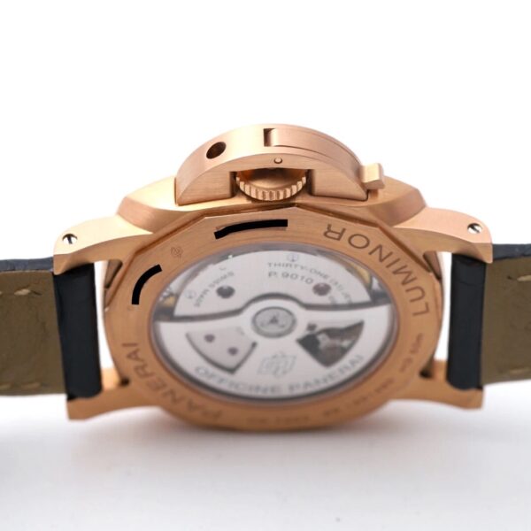 Panerai Luminor Marina PAM01112 44mm Blue Dial 18ct Rose Gold Men’s Watch