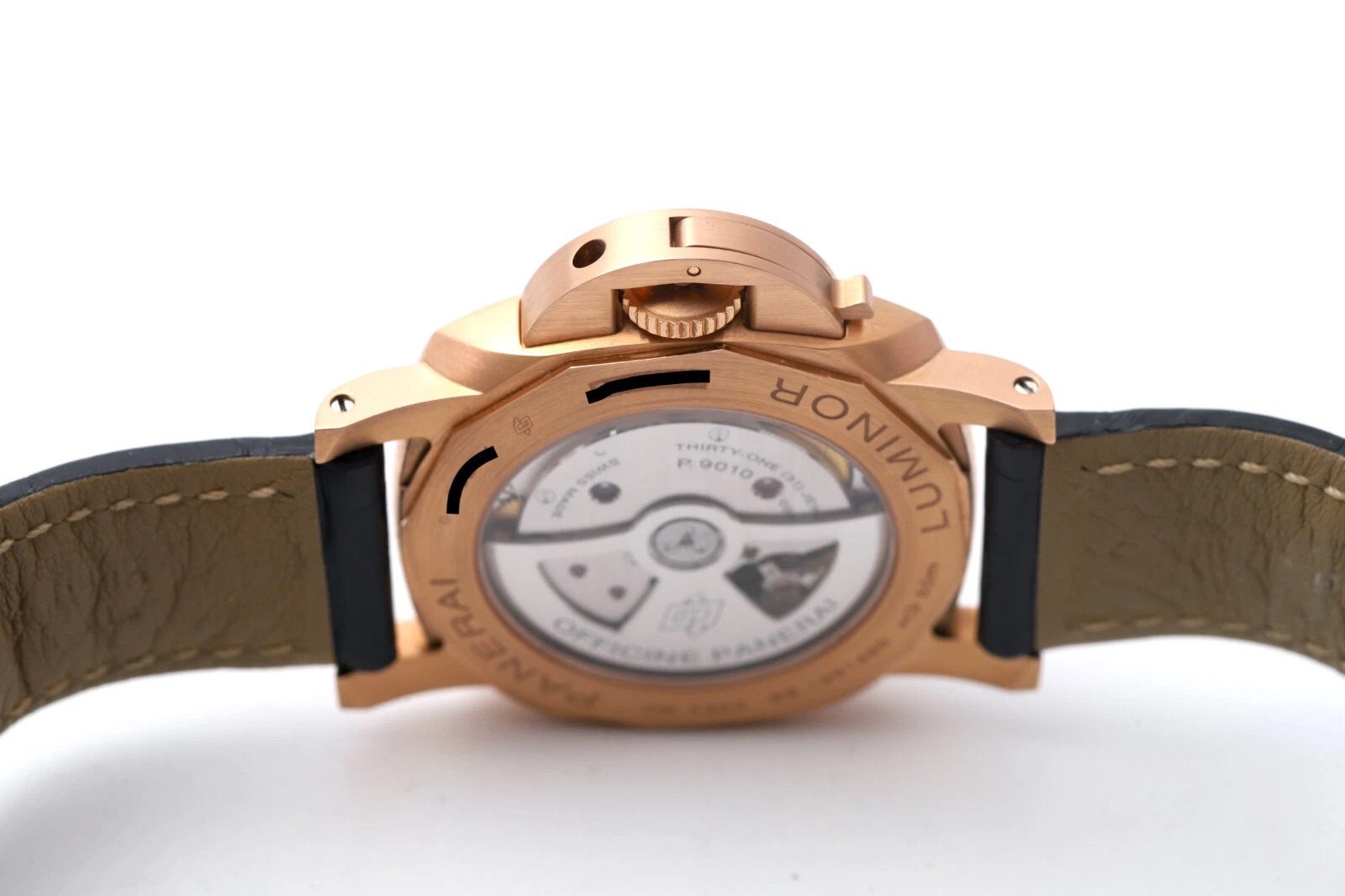 Panerai Luminor Marina PAM01112 44mm Blue Dial 18ct Rose Gold Men’s Watch