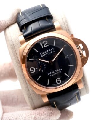 Panerai Luminor Marina PAM01112 44mm Blue Dial 18ct Rose Gold Men’s Watch