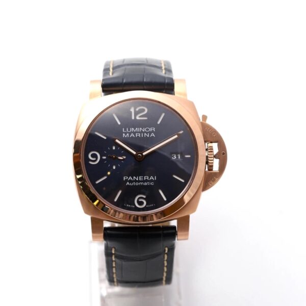 Panerai Luminor Marina PAM01112 44mm Blue Dial 18ct Rose Gold Men’s Watch