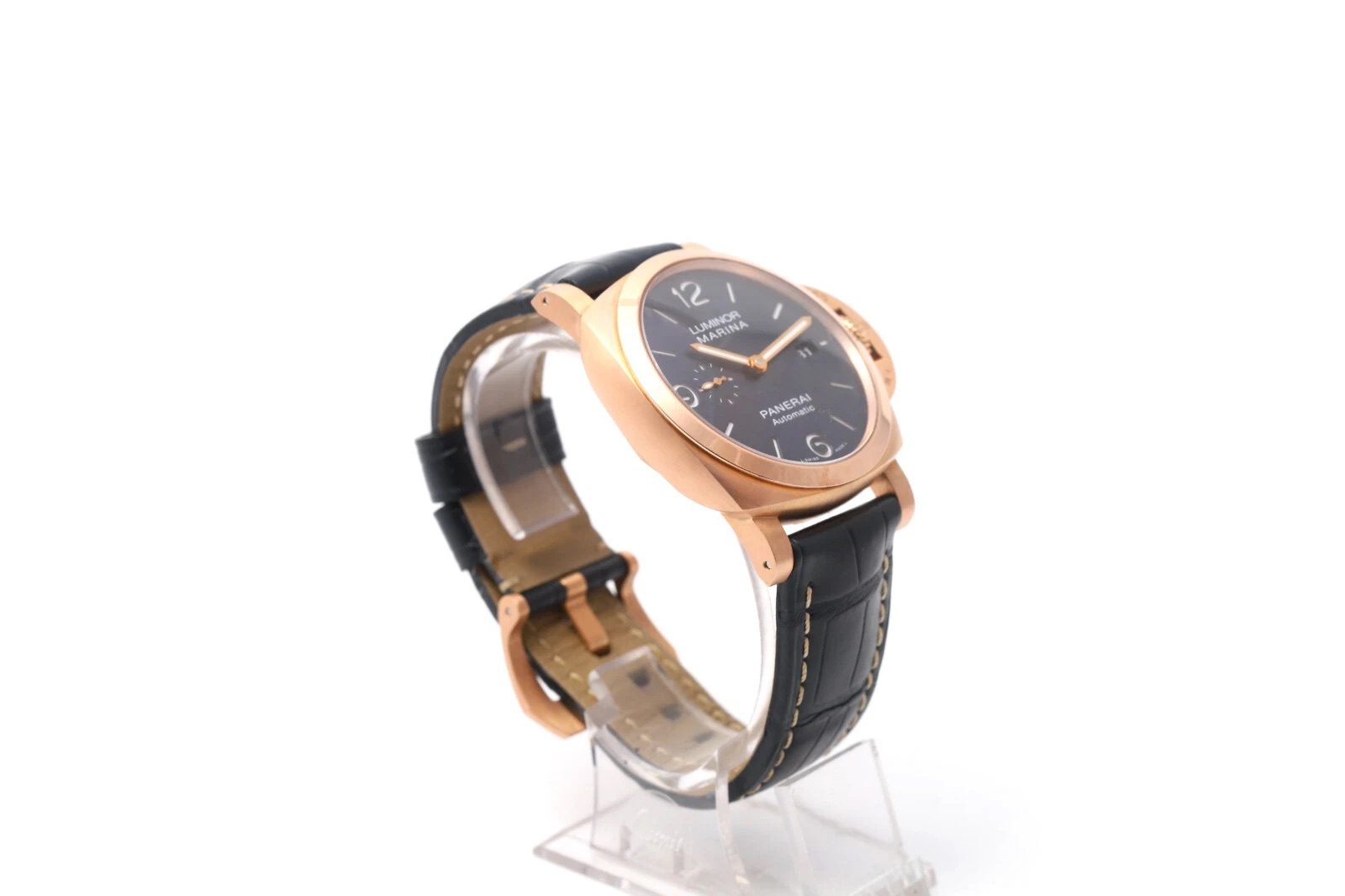 Panerai Luminor Marina PAM01112 44mm Blue Dial 18ct Rose Gold Men’s Watch