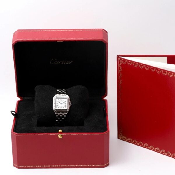 Cartier Panthère 4016 Steel 27mm Dial with Gem-Set Bezel Women's Watch