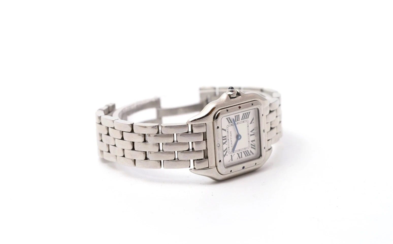 Cartier Panthère 4016 Steel 27mm Dial with Gem-Set Bezel Women's Watch
