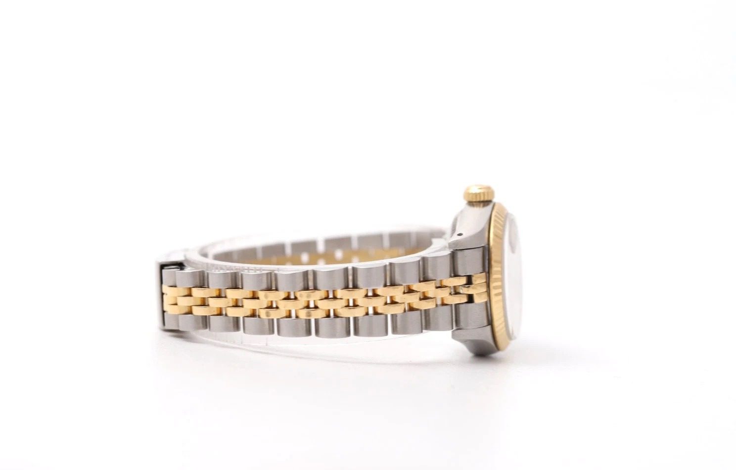 Rolex Datejust 26mm 69173 Grey Diamond Dial Fluted Bezel Jubilee Ladies Watch