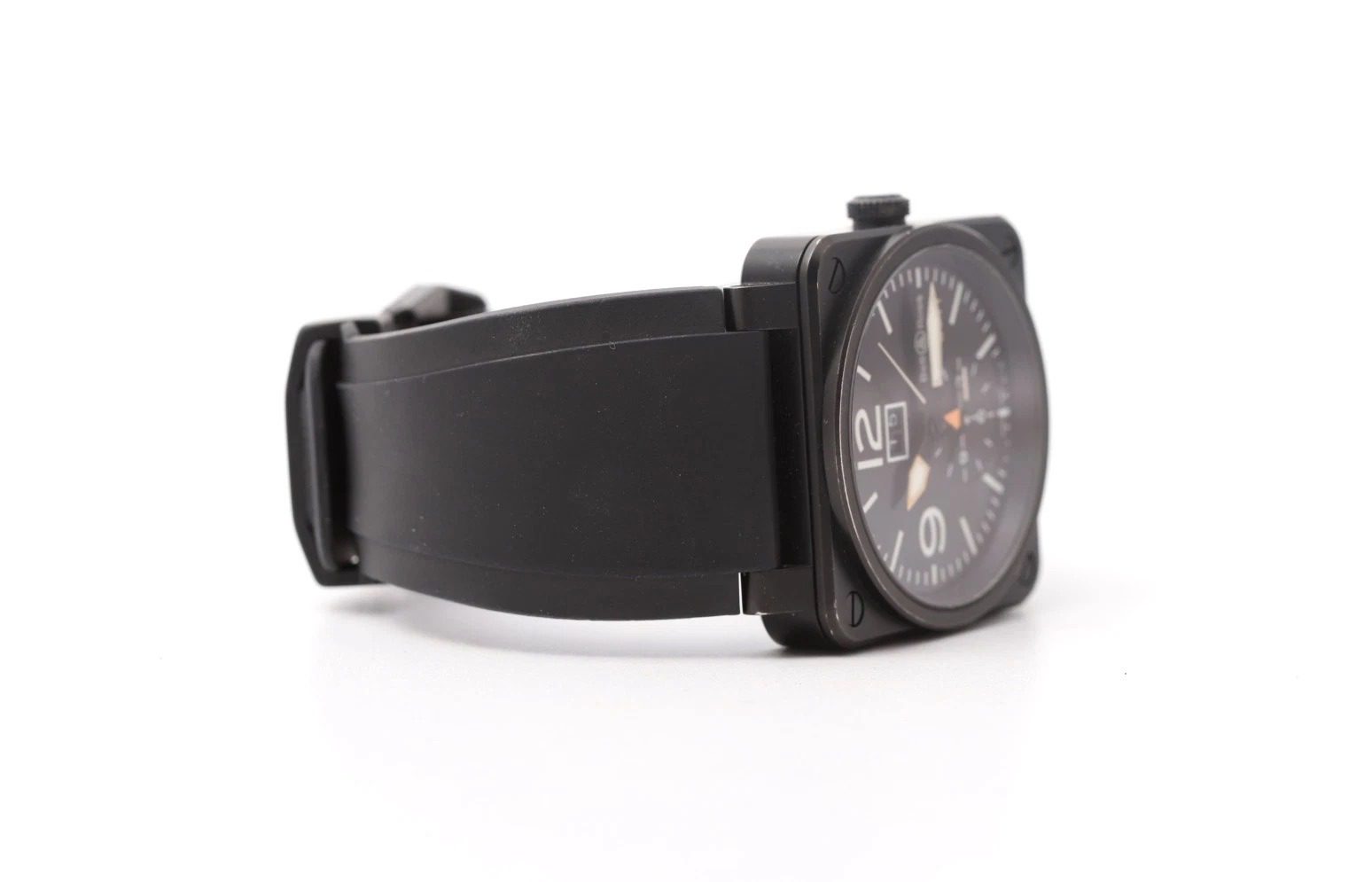 Bell & Ross BR 03-51 42mm Black Dial Steel Rubber Strap Men's Watch