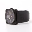 Bell & Ross BR 03-51 42mm Black Dial Steel Rubber Strap Men's Watch