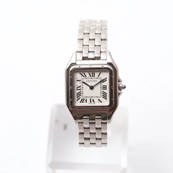 Cartier Panthère 4016 Steel 27mm Dial with Gem-Set Bezel Women's Watch
