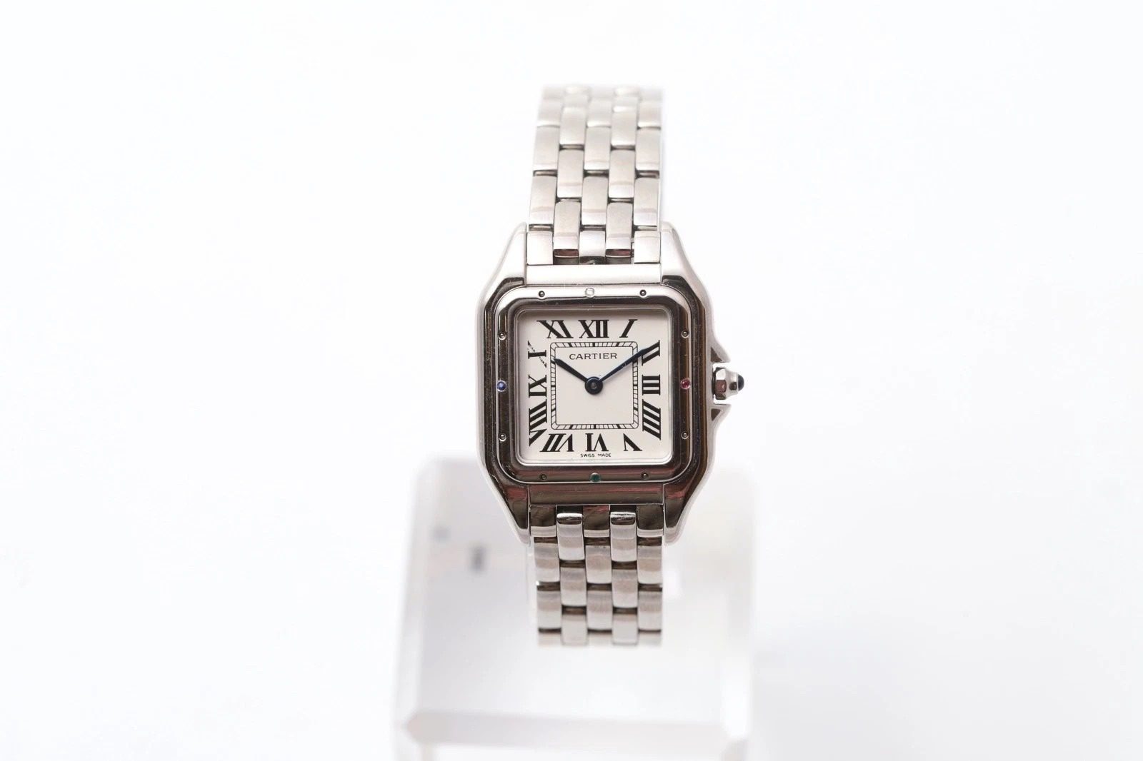 Cartier Panthère 4016 Steel 27mm Dial with Gem-Set Bezel Women's Watch
