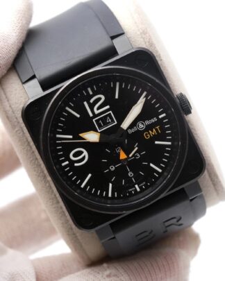 Bell & Ross BR 03-51 42mm Black Dial Steel Rubber Strap Men's Watch