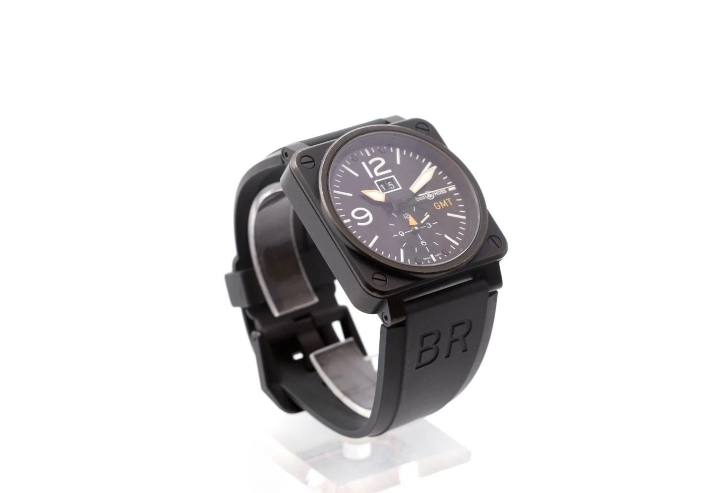 Bell & Ross BR 03-51 42mm Black Dial Steel Rubber Strap Men's Watch