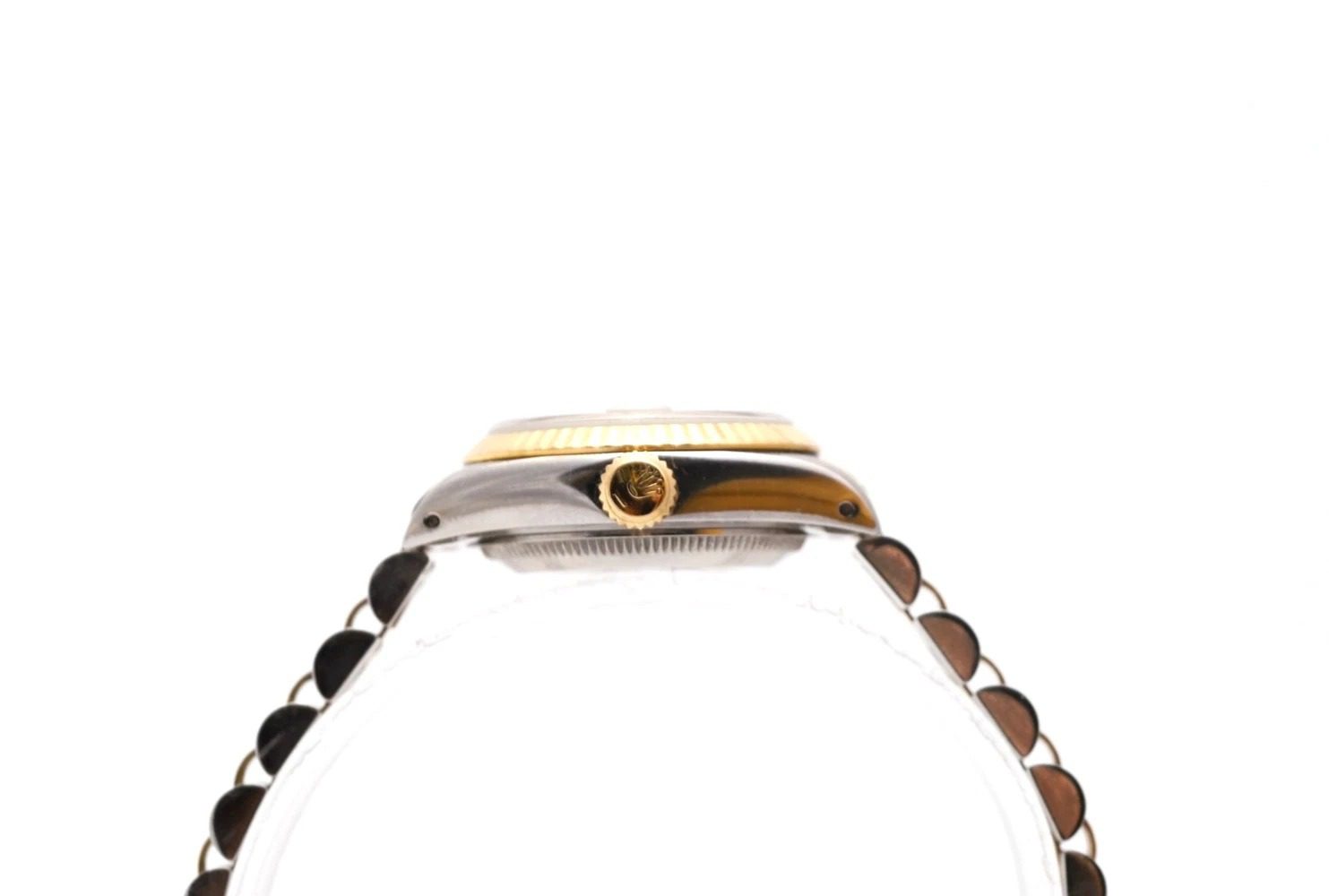 Rolex Datejust 26mm 69173 Grey Diamond Dial Fluted Bezel Jubilee Ladies Watch