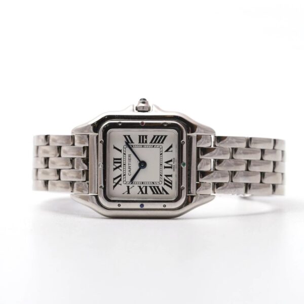 Cartier Panthère 4016 Steel 27mm Dial with Gem-Set Bezel Women's Watch