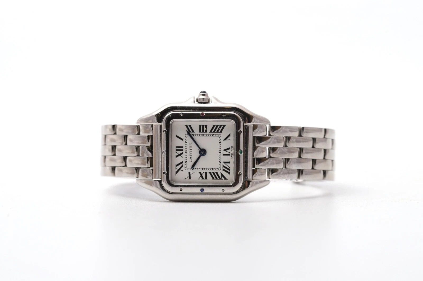 Cartier Panthère 4016 Steel 27mm Dial with Gem-Set Bezel Women's Watch