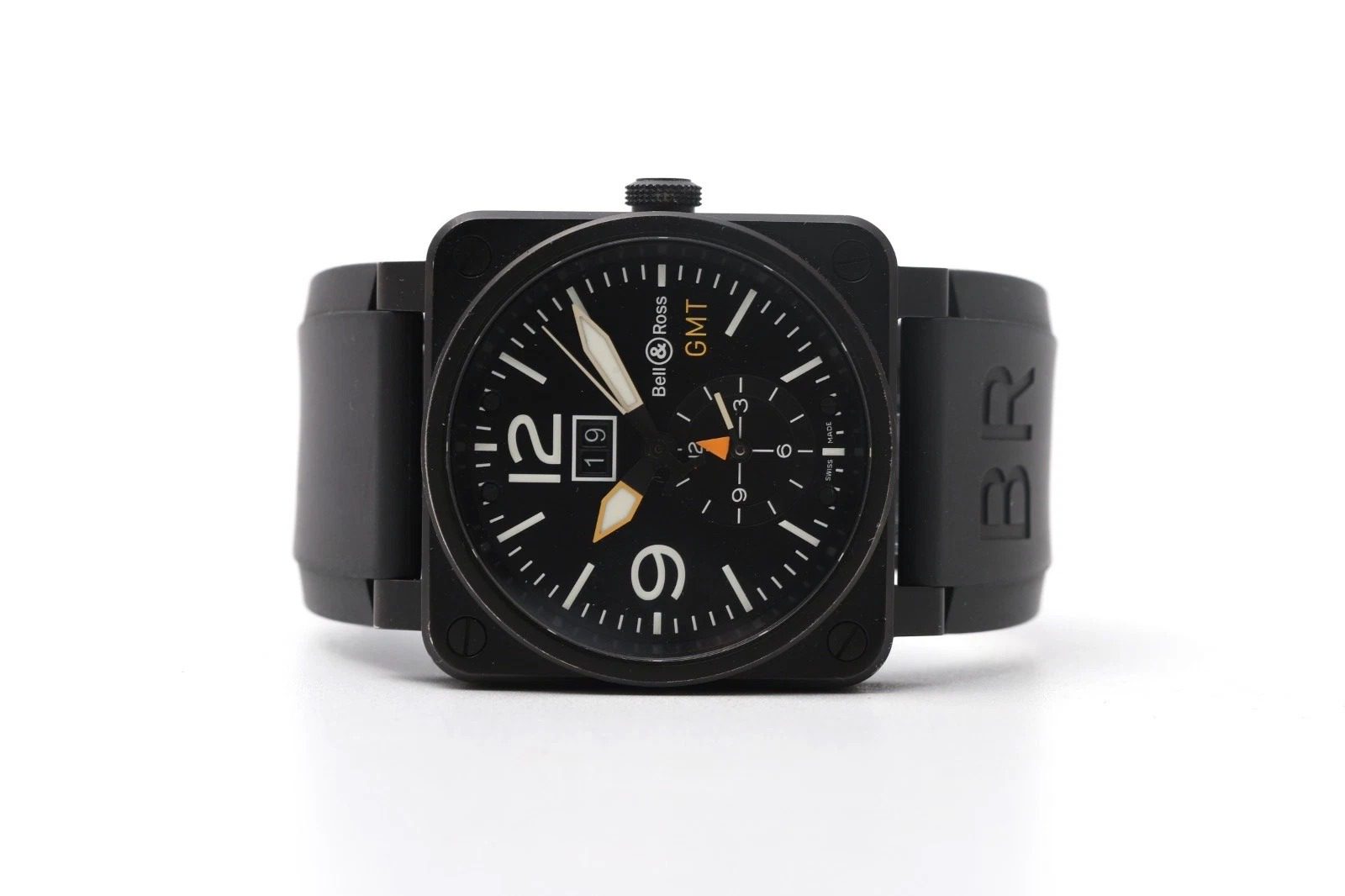 Bell & Ross BR 03-51 42mm Black Dial Steel Rubber Strap Men's Watch