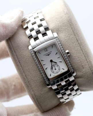 Longines Dolce Vita L5.655.4 White Dial 26 mm Diamond Bezel Quartz Women's Watch