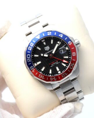 Tag Heuer Aquaracer WAY201F Pepsi GMT 42mm Steel Men's Watch