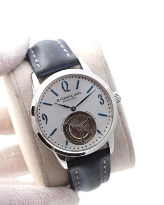 Stuhrling Cuvette Tourbillon 542 Hand-Wind 41mm Limited Edt Steel Men's Watch
