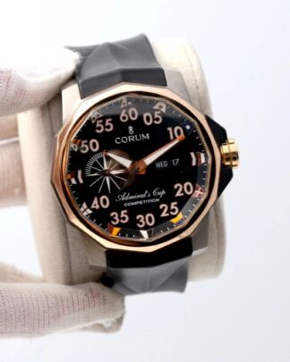 Corum Admiral's Cup Competition Titanium Case 48mm 18ct Rose Gold Men's Watch