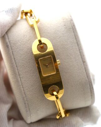 Gucci 6100L Gold Plated 14 mm Quartz Women's Watch