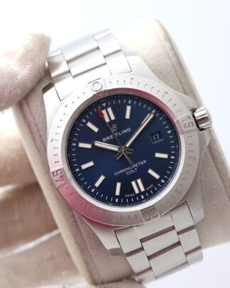 Breitling Colt Blue Dial 44mm A17388 Automatic Stainless Steel  Men's Watch