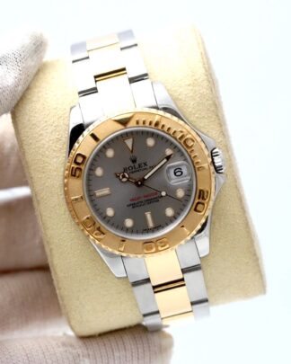 Rolex Yacht-Master 168623 Bimetal 35mm Grey Dial Unisex Watch