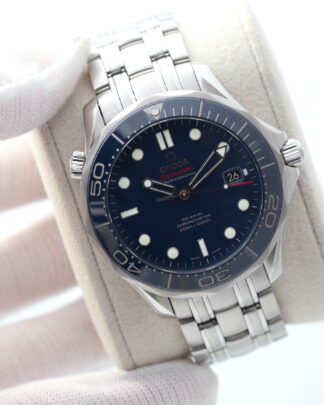 Omega Seamaster 300 Ceramic 41mm Chronometer Blue Dial Automatic Men's Watch